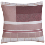 Dekokissen 2er Set ERINUS 45 x 45 cm Rot Geometrisches Muster