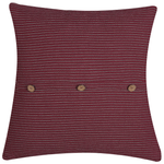 Dekokissen 2er Set CAMPANULA 43 x 43 cm Rot Ohne Muster