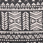 Dekokissen 2er Set SIRVAN Baumwolle 45 x 45 cm Schwarz Geometrisches Muster