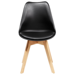 Esszimmerstuhl 2er Set DAKOTA II Schwarz