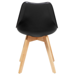 Esszimmerstuhl 2er Set DAKOTA II Schwarz