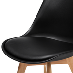 Esszimmerstuhl 2er Set DAKOTA II Schwarz