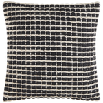 Dekokissen 2er Set YONCALI Baumwolle 45 x 45 cm Schwarz Kariertes Muster