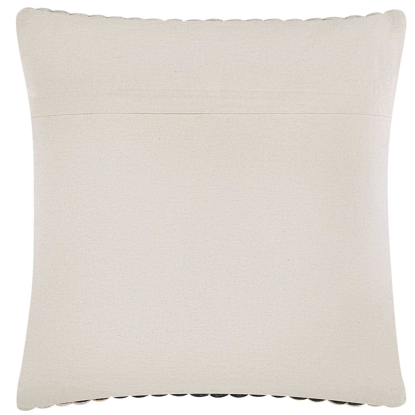 Dekokissen kariertes Muster schwarz / creme 45 x 45 cm YONCALI