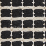 Dekokissen 2er Set YONCALI Baumwolle 45 x 45 cm Schwarz Kariertes Muster