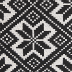 Dekokissen 2er Set BESKOZ Baumwolle 45 x 45 cm Schwarz Geometrisches Muster