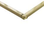 Beistelltisch Marmor Optik weiss / gold PANDALE