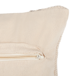 Dekokissen 2er Set VAYALI Baumwolle 45 x 45 cm Beige Streifenmuster