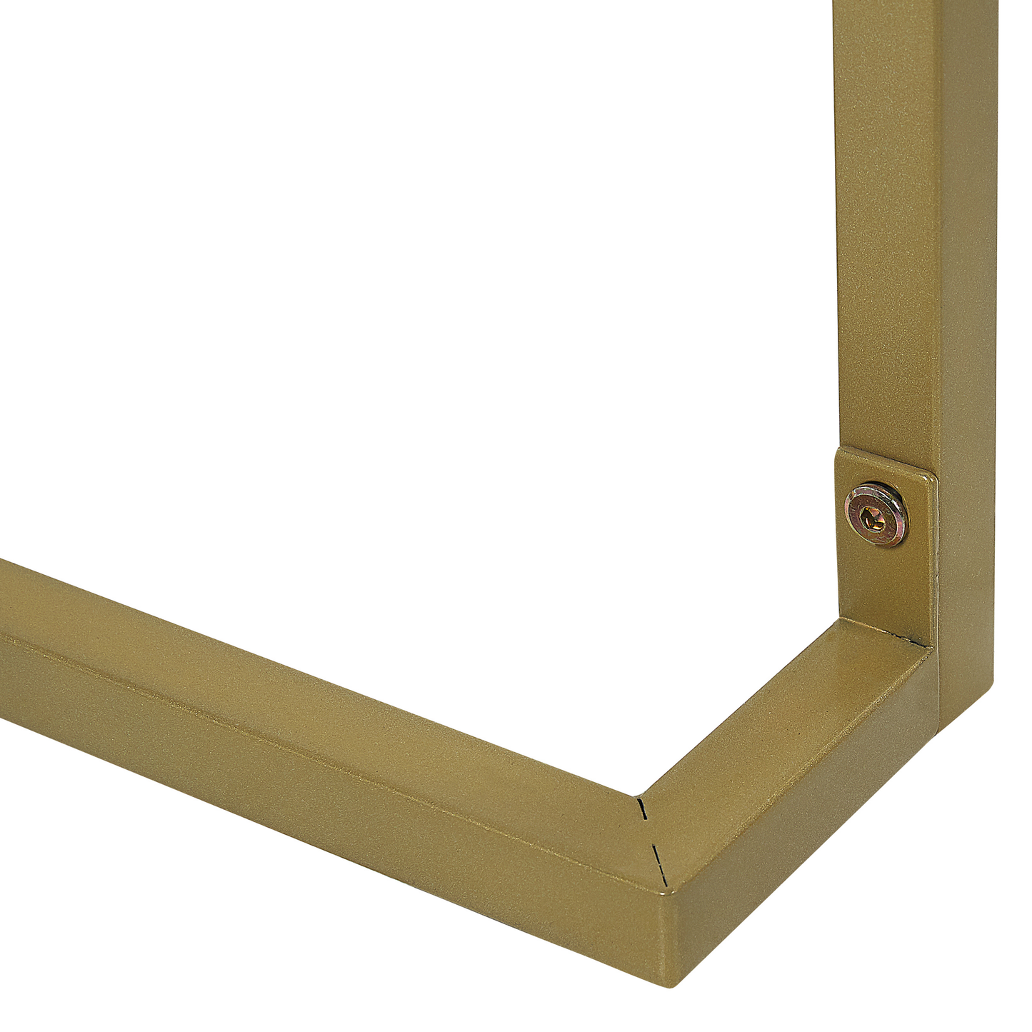 Konsolentisch weiss / gold 2 Schubladen WESTPORT