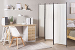 Raumteiler 5-teilig NARNI Weiss 267 cm 170 cm