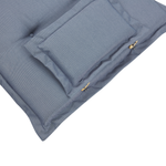 Sitzauflagen 6er Set TOSCANA 50 x 70 cm Blau