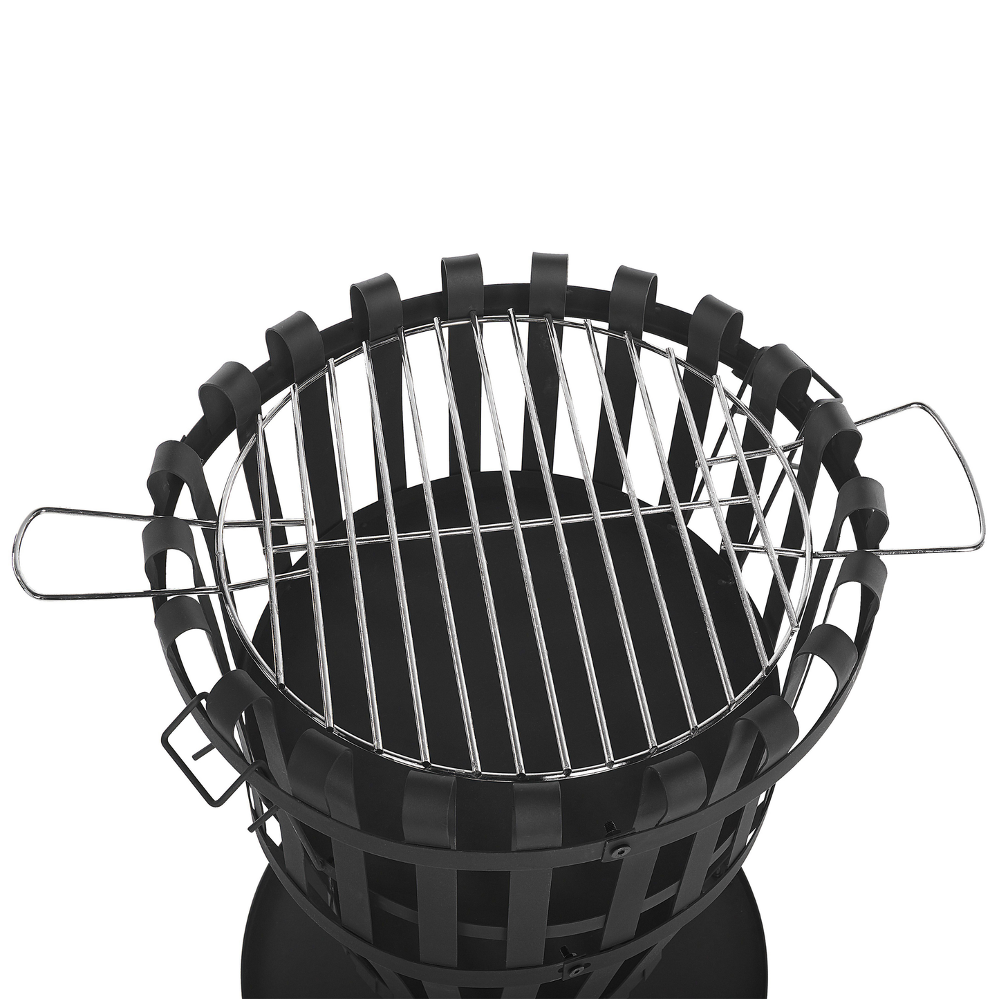 Grill-Feuerstelle PULO Metall Schwarz