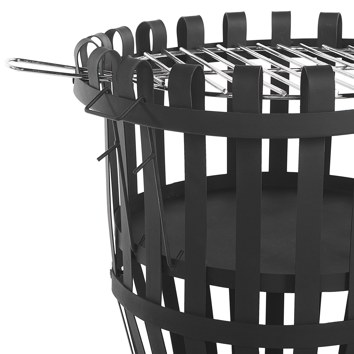 Grill-Feuerstelle PULO Metall Schwarz