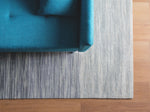 Teppich Wolle grau 160 x 230 cm Kurzflor KAPAKLI