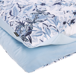 Bettwäsche-Set BALLARD Baumwollsatin 135 x 200 cm Blau