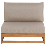 Lounge Set Rechtsseitig Akazienholz Heller Holzfarbton TIMOR