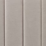 Bett mit Lattenrost Samtstoff LUNAN 140 x 200 cm Taupe