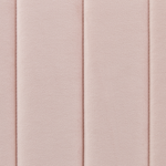 Bett mit Lattenrost Samtstoff LUNAN 140 x 200 cm Pastellrosa