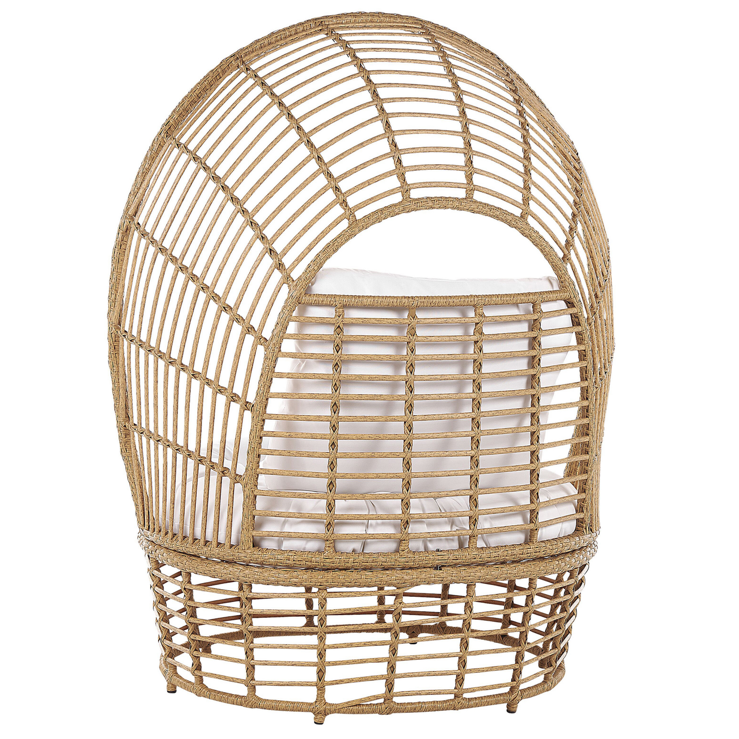 Garten Sessel LIDO Rattan Beige