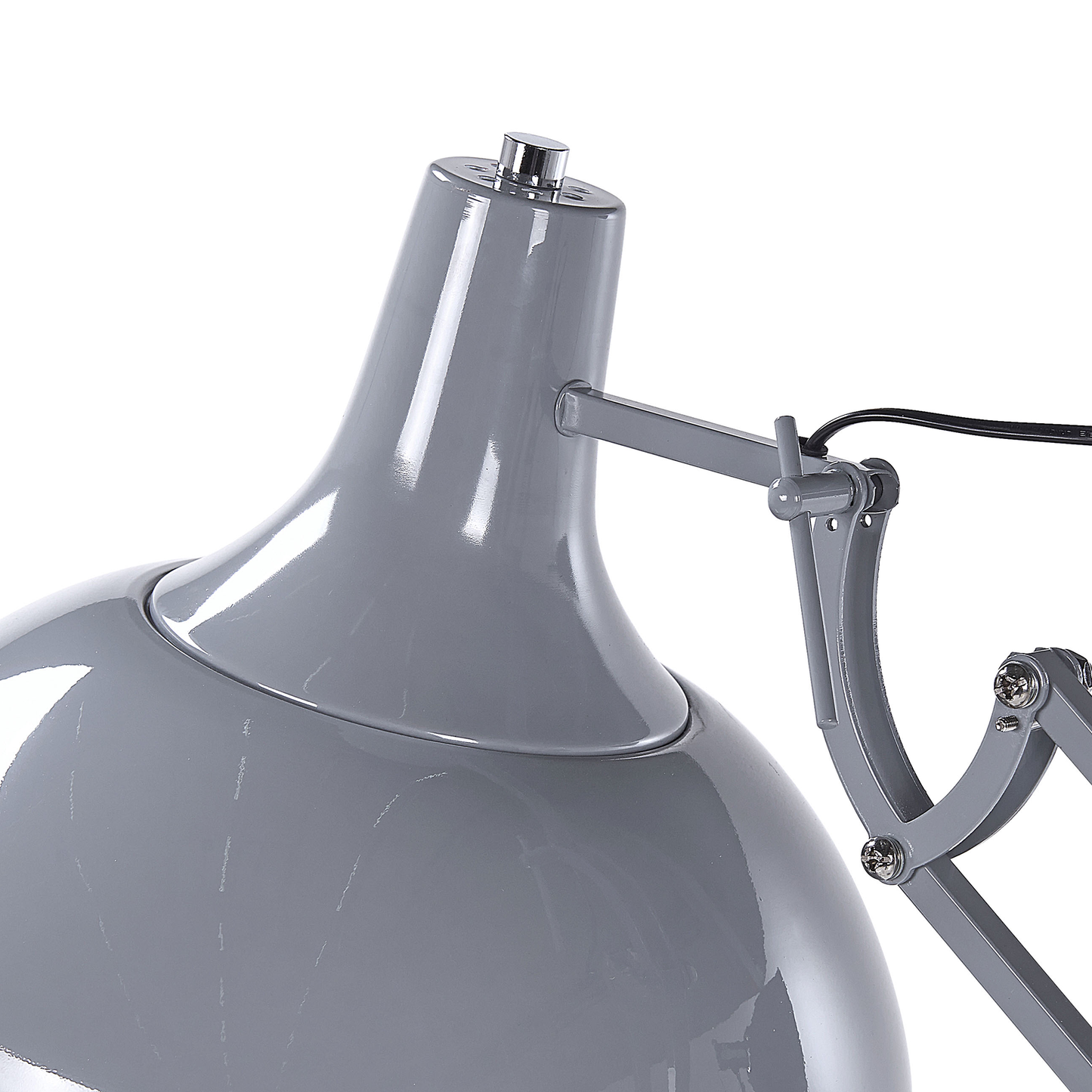 Stehlampe grau 175 cm Glockenform PARANA