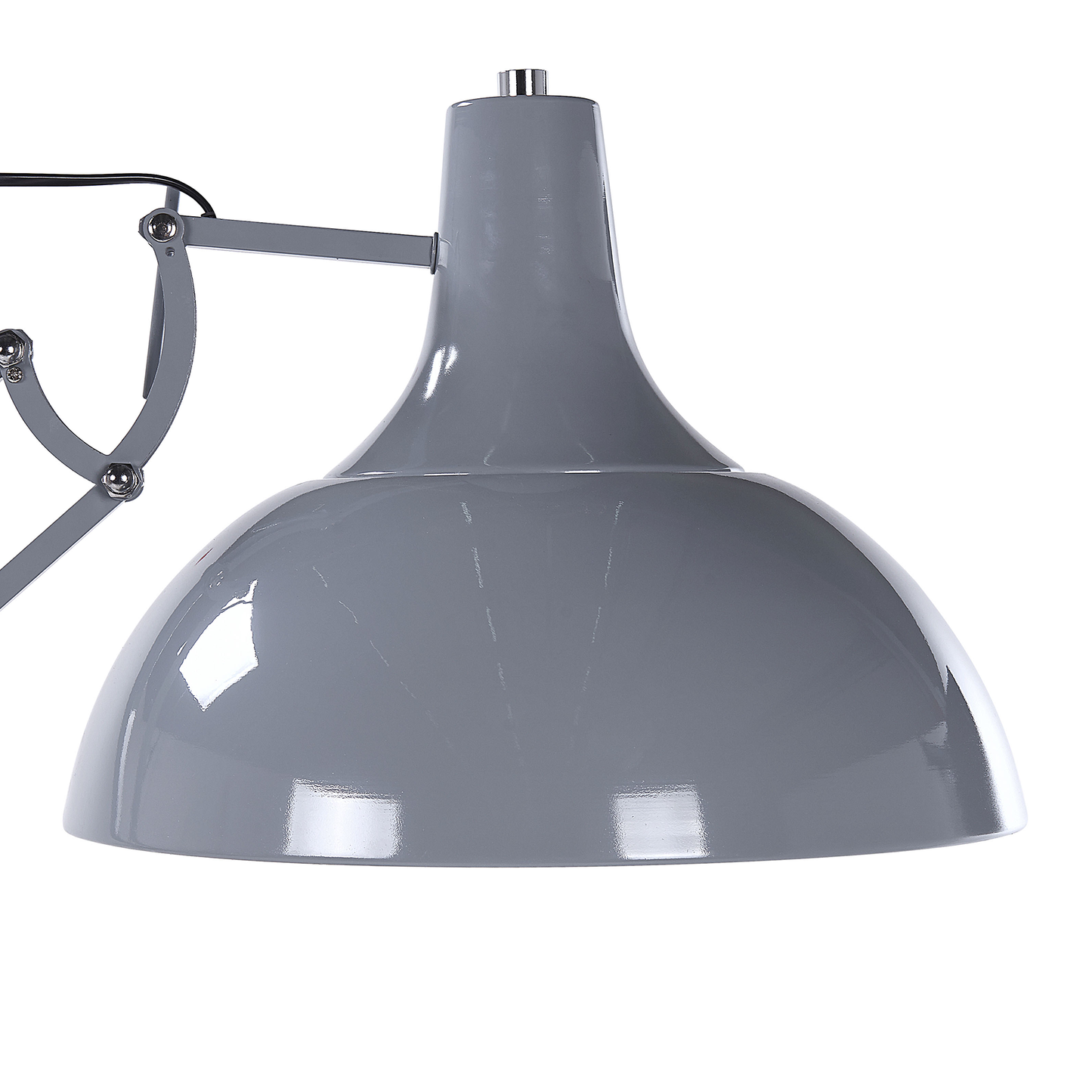 Stehlampe grau 175 cm Glockenform PARANA