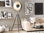 Stehlampe THAMES Metall Schwarz