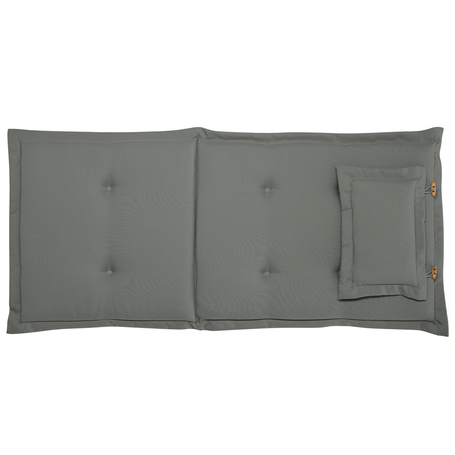 Sitzauflagen 6er Set TOSCANA 50 x 70 cm Grau