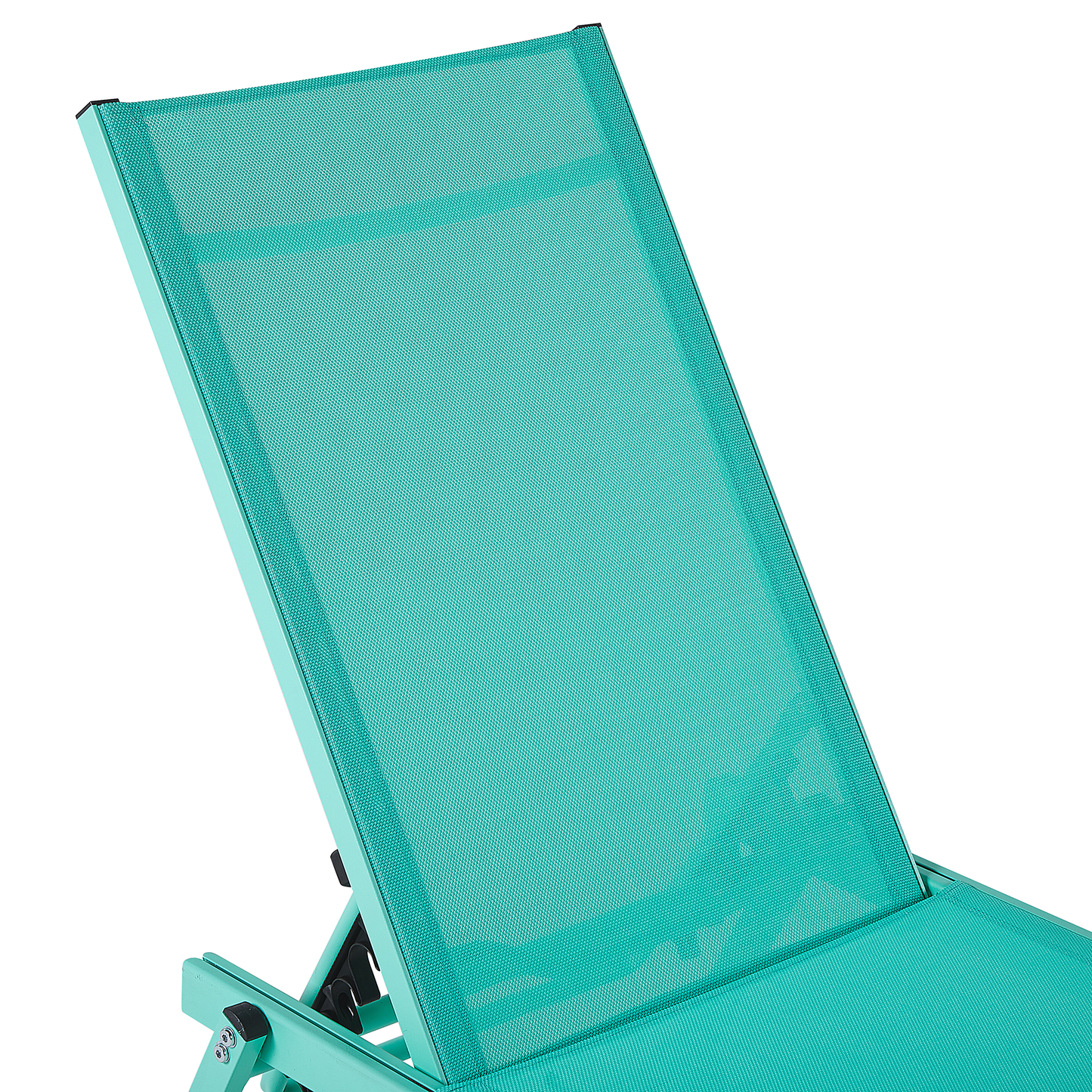 Gartenliege Aluminium Textilbespannung türkis PORTOFINO