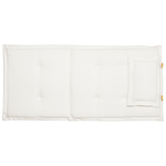 Sitzauflagen 2er Set TOSCANA 50 x 70 cm Cremeweiss