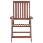 Bistro Set mit Kissen Holz Cremeweiss TOSCANA