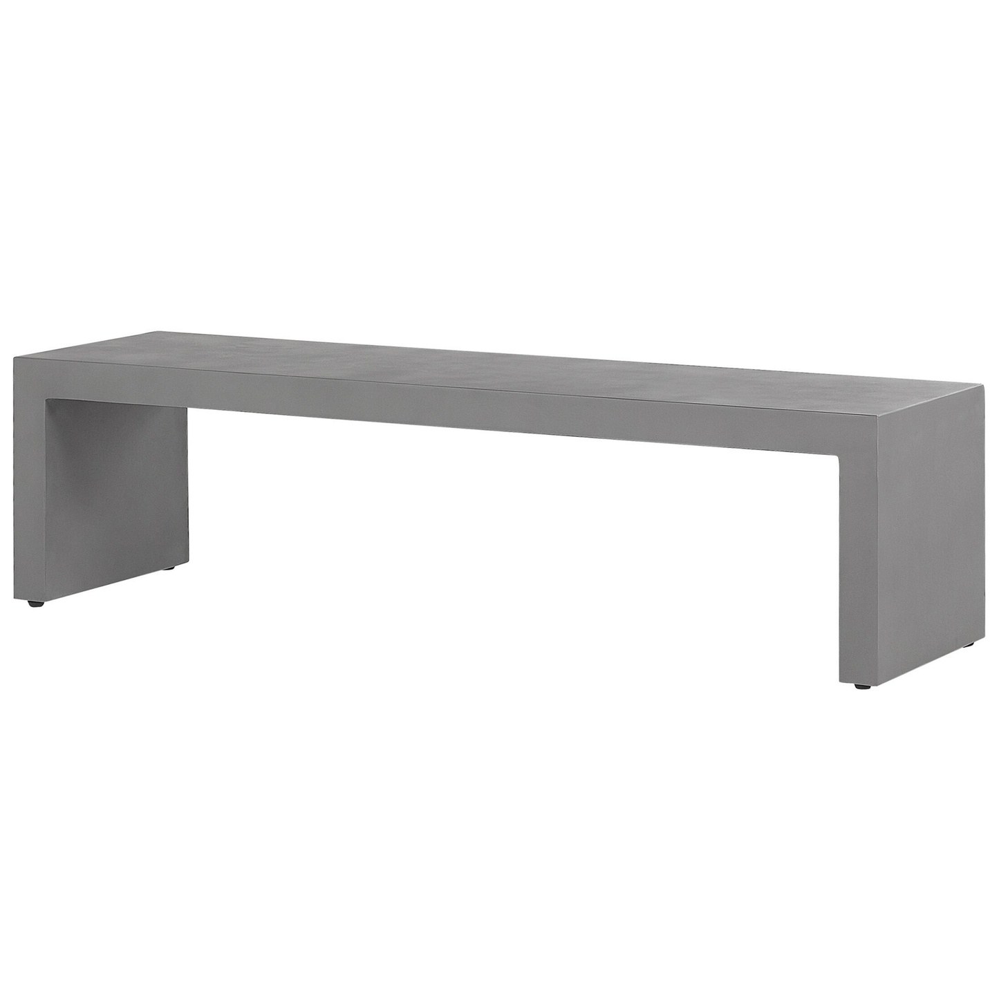 Gartenmöbel Set mit Bänken 4-Sitzer TARANTO Beton Grau