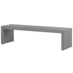 Gartenmöbel Set mit Bänken 4-Sitzer TARANTO Beton Grau