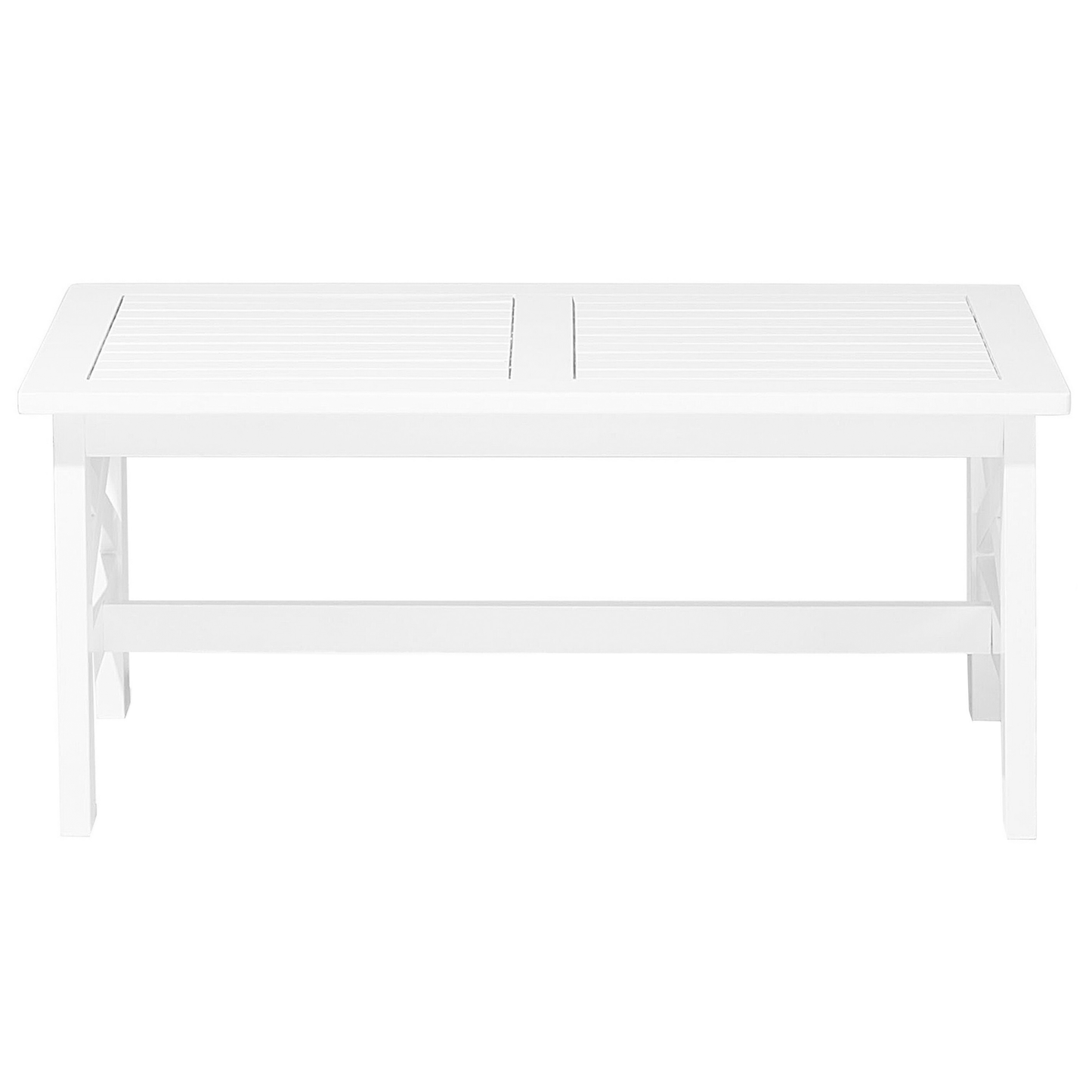 Gartentisch Massivholz Weiss BALTIC