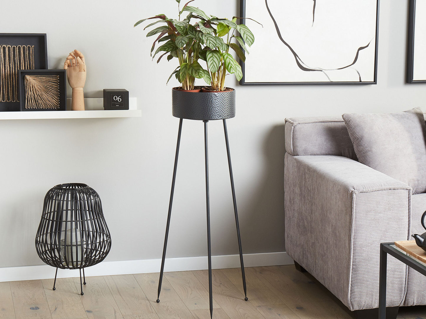 Pflanzenständer LEIKA Metall 33 cm Schwarz