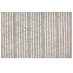 Teppich Baumwolle beige 120 x 180 cm Kurzflor AHIRLI