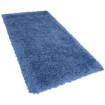 Teppich blau 80 x 150 cm Shaggy CIDE