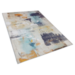 Teppich bunt 140 x 200 cm Kurzflor ADAPAZARI