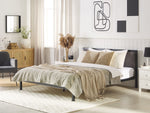 Bett mit Lattenrost Metall CLAMART 160 x 200 cm Grau