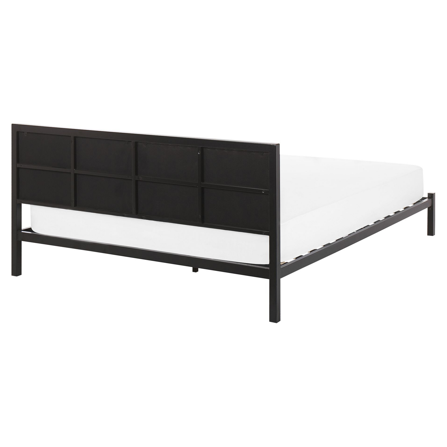 Bett mit Lattenrost Metall CLAMART 160 x 200 cm Grau