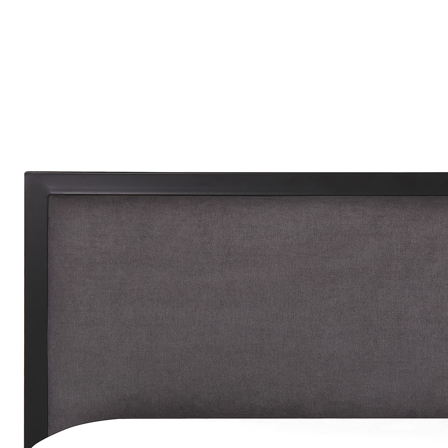 Bett mit Lattenrost Metall CLAMART 160 x 200 cm Grau