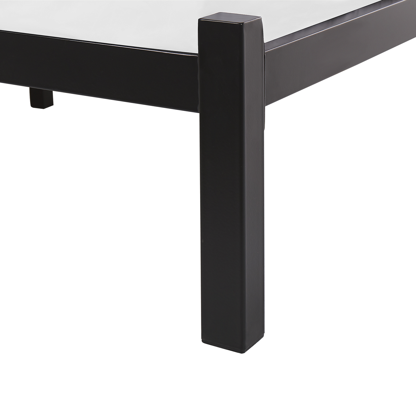 Bett mit Lattenrost Metall CLAMART 160 x 200 cm Grau