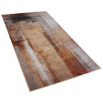 Teppich braun 80 x 150 cm Kurzflor TRABZON