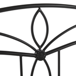 Bett mit Lattenrost Metall ANTLIA 180 x 200 cm Schwarz