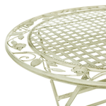 Outdoor Bistrotisch BIVIO 70 cm 70 cm Metall Hellgrün