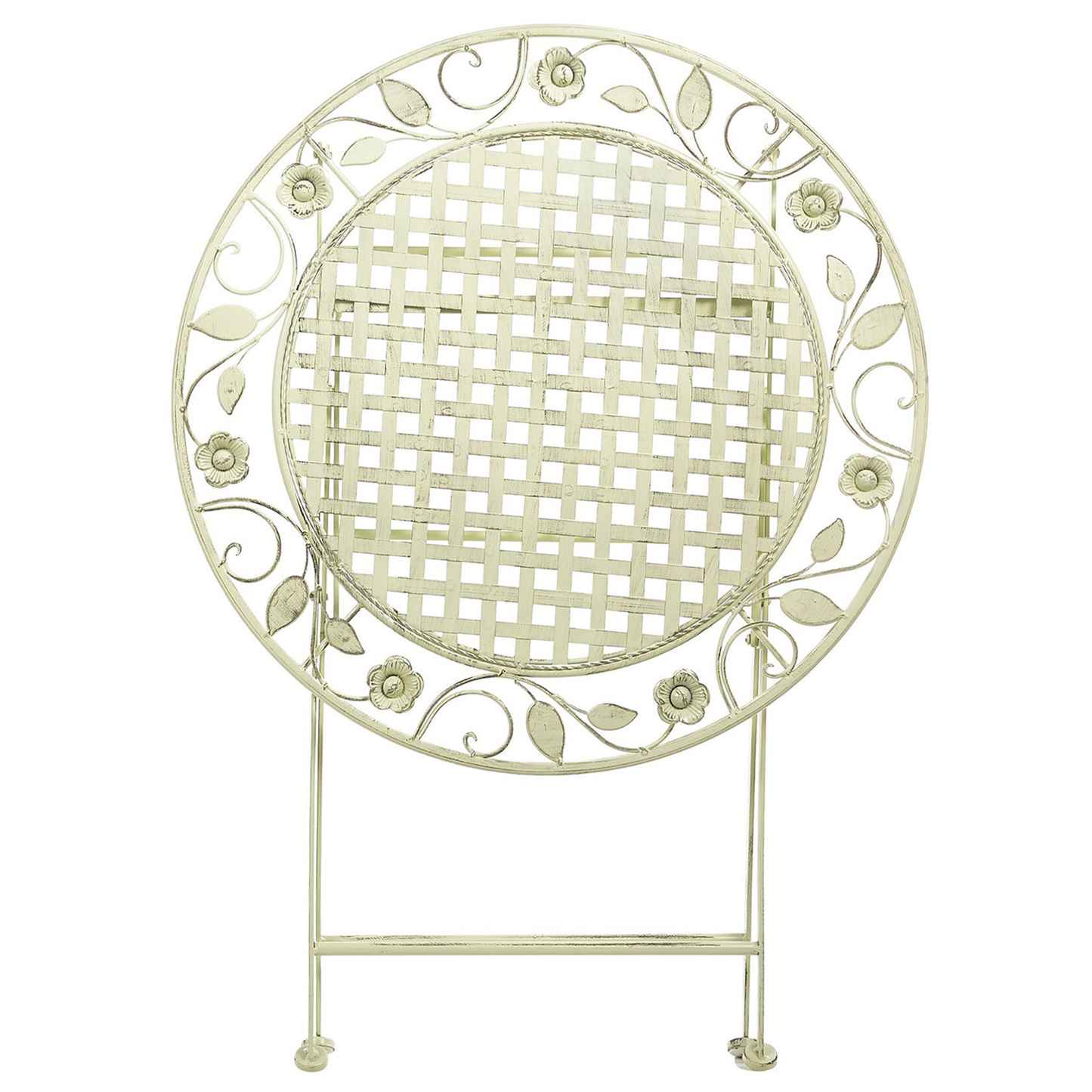 Outdoor Bistrotisch BIVIO 70 cm 70 cm Metall Hellgrün
