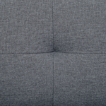 Chaiselongue dunkelgrau verstellbar ALSTEN