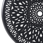 Gartenmöbel Set 4-Sitzer ANCONA inkl. Kissen Metall Schwarz