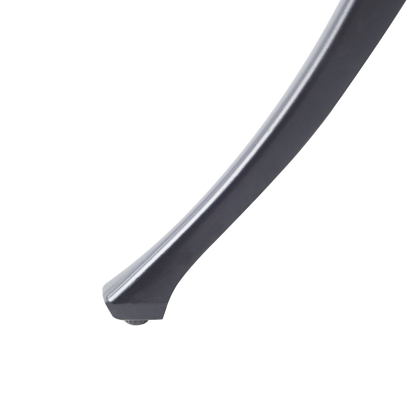 Outdoor Bistrotisch ANCONA 90 cm 90 cm Metall Schwarz
