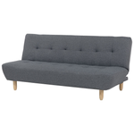 3-Sitzer Schlafsofa dunkelgrau ALSTEN