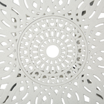 Gartenmöbel Set 4-Sitzer ANCONA inkl. Kissen Metall Weiss